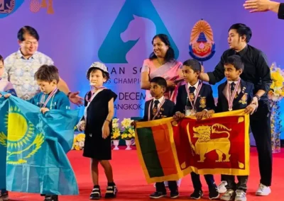 Sri Lankan School Chess Players Shine at the 18th Asian School Chess Championships in Bangkok