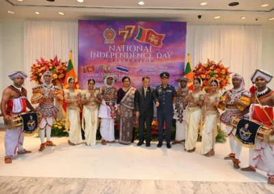 "Sri Lanka’s Vibrant Cultural Performances Captivate Audiences in Thailand During 77th National Independence Day and 70th Anniversary of Diplomatic Relations"