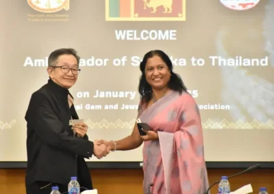 Ambassador of Sri Lanka Meets President of the Thai Gem and Jewelry Traders Association to Strengthen Bilateral Collaboration
