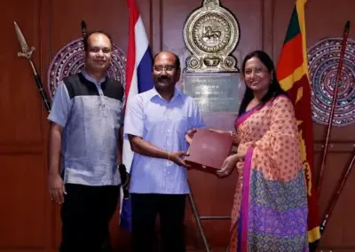 Sri Lankan Executive MBA Delegation Visits the Embassy of Sri Lanka in Thailand