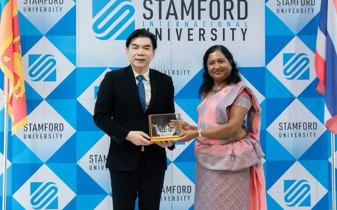 Sri Lankan Ambassador Addresses Students at Stamford International University, Bangkok