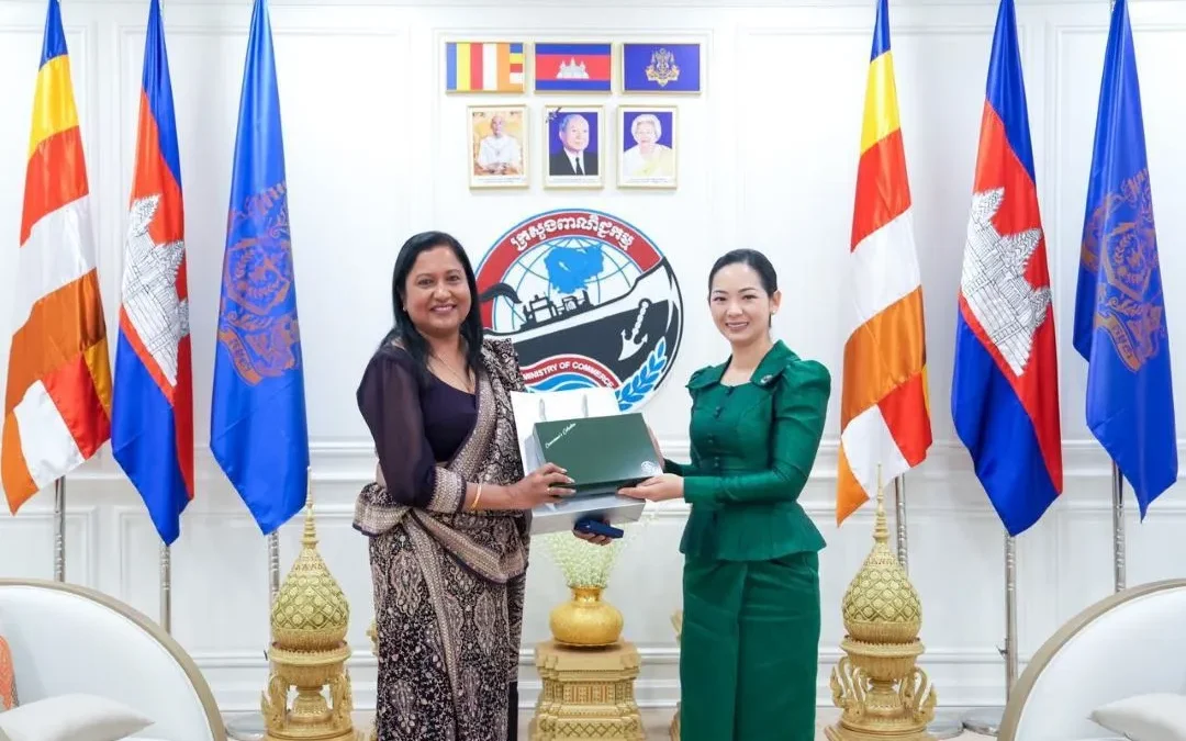 Ambassador of Sri Lanka Meets Cambodian Minister of Commerce to Bolster Trade and Investment Ties