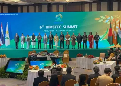 Sri Lankan Prime Minister Dr. Harini Amarasuriya attends in 6th BIMSTEC Summit in Bangkok