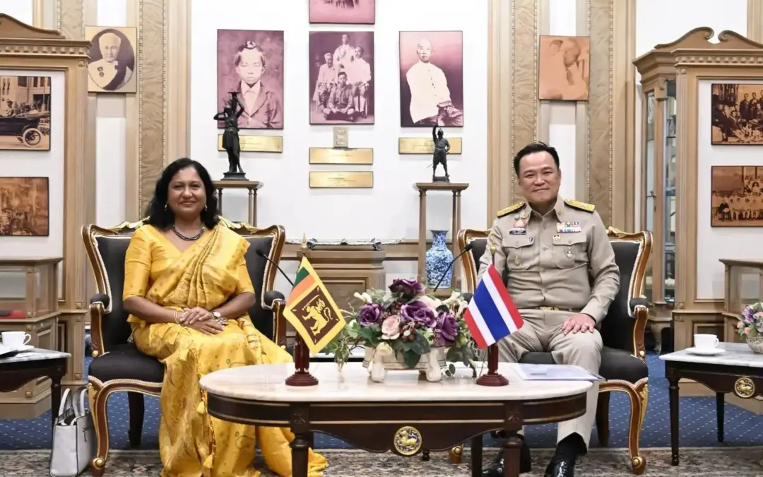 Ambassador of Sri Lanka Discusses Strengthening Local Governance and Cultural Bonds with Thai Deputy Prime Minister and Minister of Interior