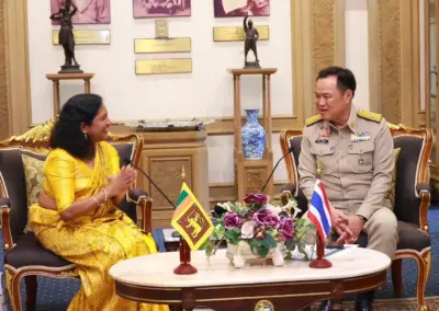 Ambassador of Sri Lanka Discusses Strengthening Local Governance and Cultural Bonds with Thai Deputy Prime Minister and Minister of Interior