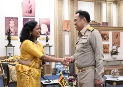 Ambassador of Sri Lanka Discusses Strengthening Local Governance and Cultural Bonds with Thai Deputy Prime Minister and Minister of Interior