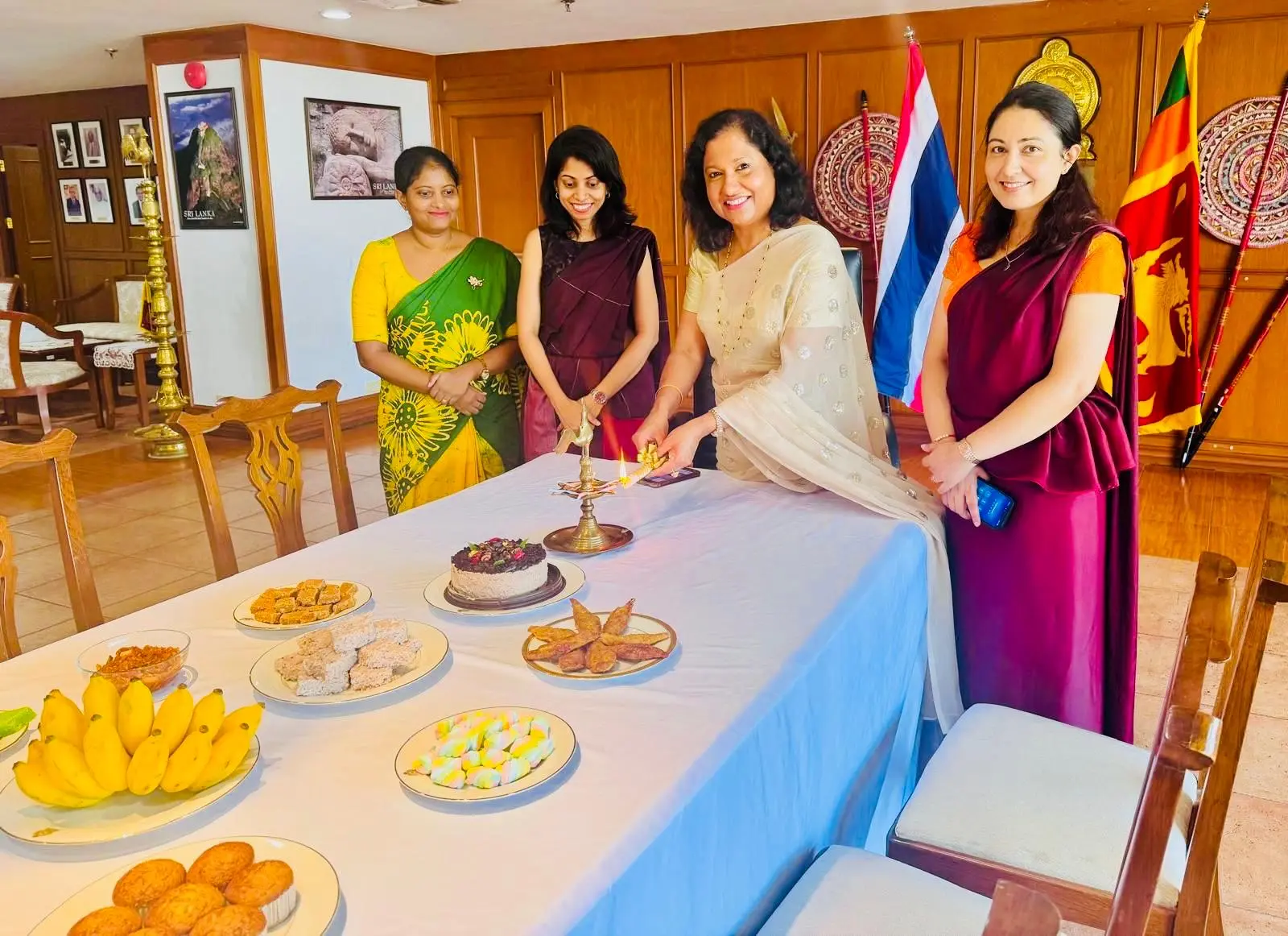 Sri Lanka Embassy Marks Songkran and Sinhala-Hindu New Year Traditions in Bangkok