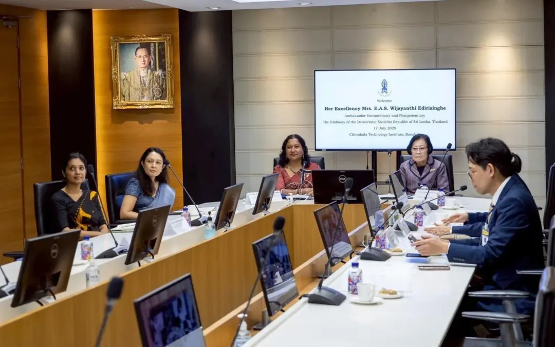 Ambassador and Permanent Representative of Sri Lanka Explores Collaboration with Chitralada Technology Institute of Thailand