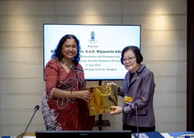 Ambassador and Permanent Representative of Sri Lanka Explores Collaboration with Chitralada Technology Institute of Thailand