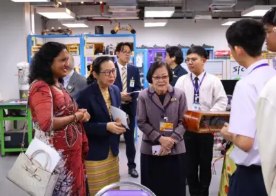 Ambassador and Permanent Representative of Sri Lanka Explores Collaboration with Chitralada Technology Institute of Thailand