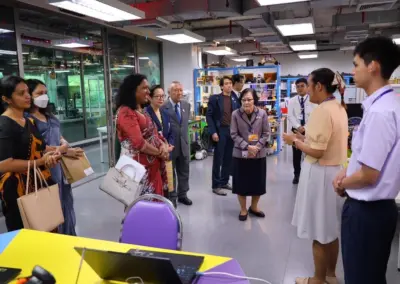 Ambassador and Permanent Representative of Sri Lanka Explores Collaboration with Chitralada Technology Institute of Thailand