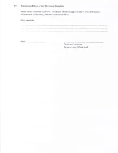 Provision of Educational Assistance from the President's Fund for students in Sri Lanka Belonging to Families of Migrant Abroad, in Instances Where such Workers Encounter Unexpected Adversities (Death, Accidents, Imprisonment or Disappearance)