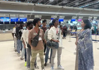 25 Sri Lankans Rescued from Cybercrime Centers in Myawaddy, Myanmar Repatriated on 16 December 2025