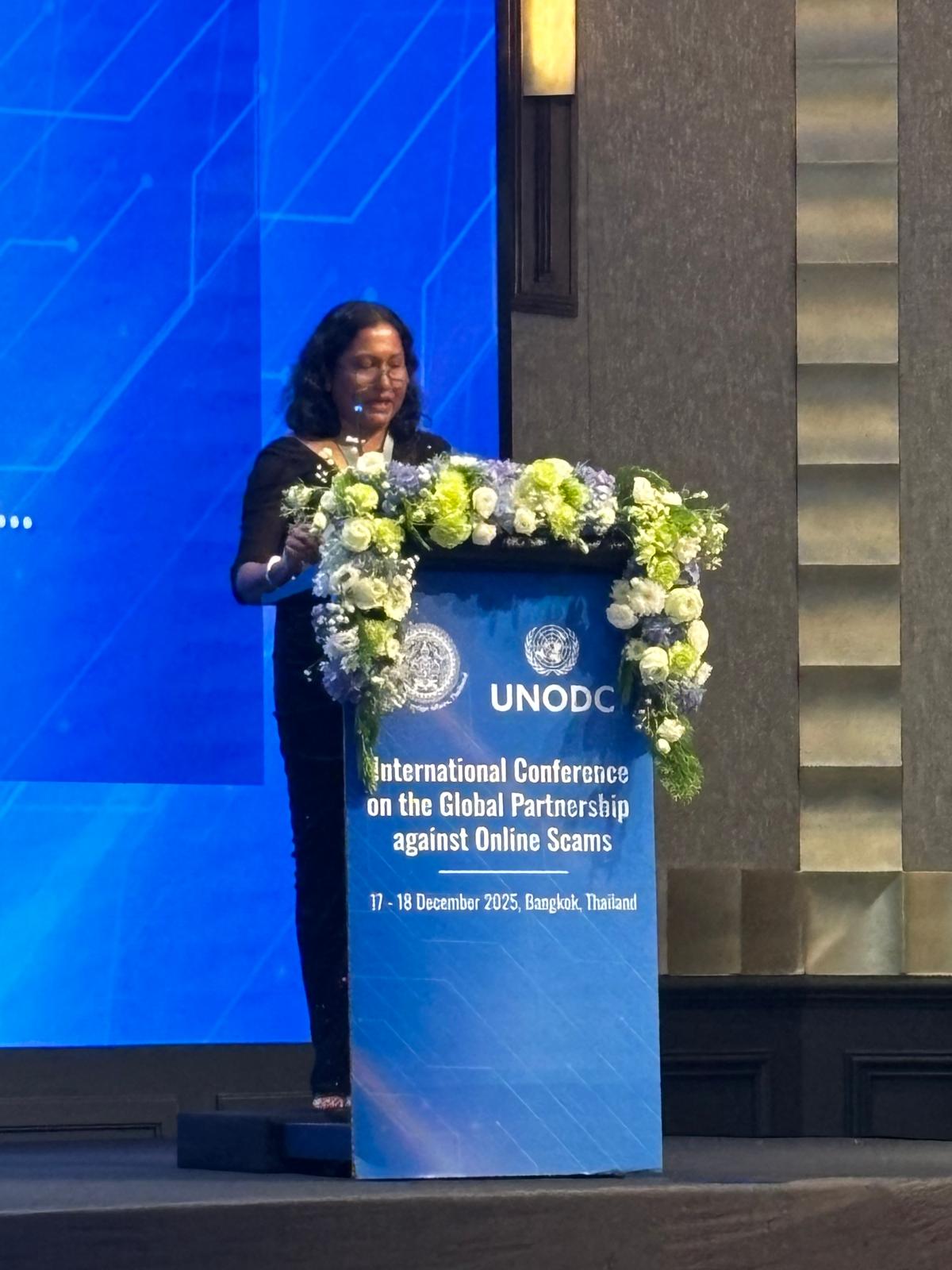 Embassy of Sri Lanka in Bangkok Participates in the International Conference on the Global Partnership against Online Scams in Bangkok