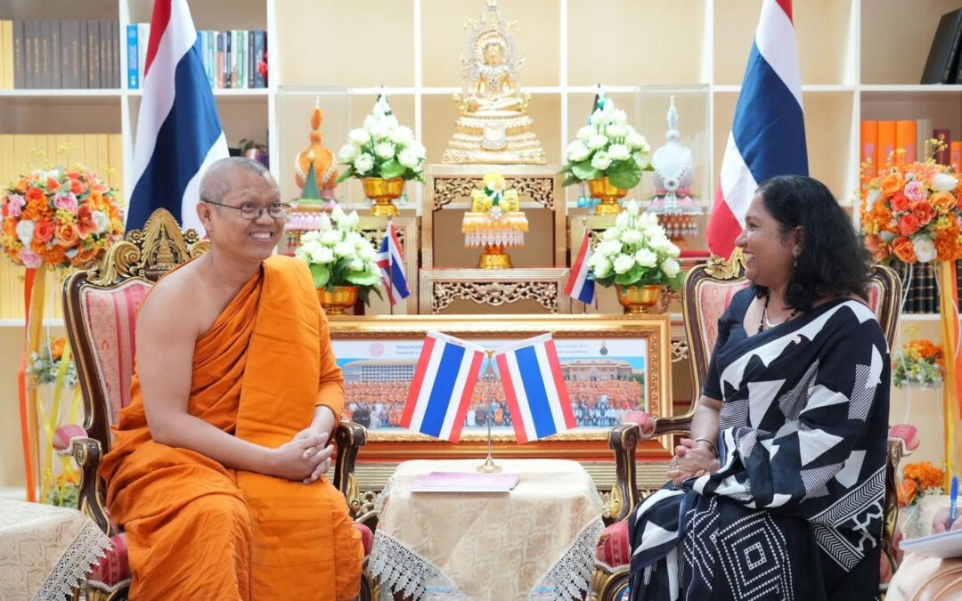 Strengthening Sacred Bonds: Ambassador of Sri Lanka to Thailand Visits Mahachulalongkornrajavidyalaya University to Enhance Buddhist Cooperation