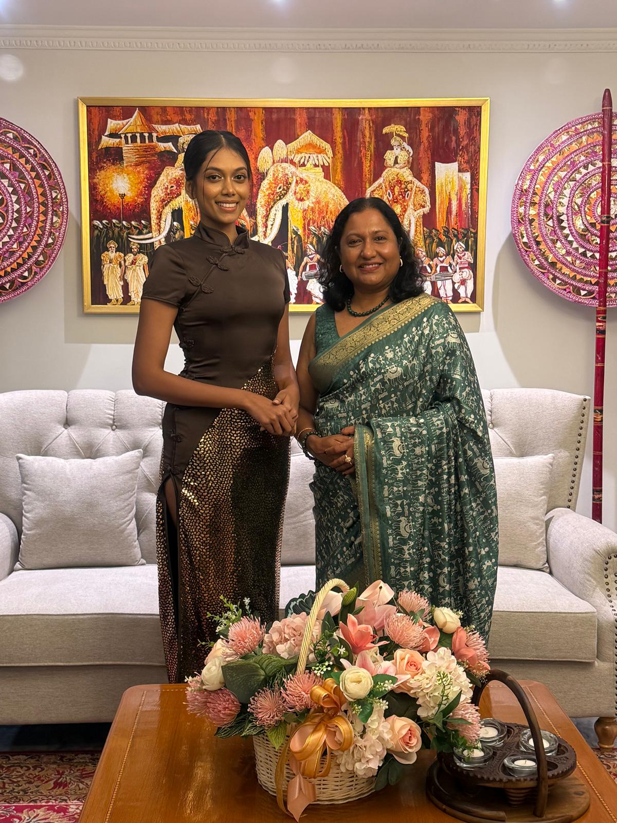 Ambassador Hosts Ms. Sri Lanka 2025 to Promote Cultural and Creative Collaboration Between Sri Lanka and Thailand