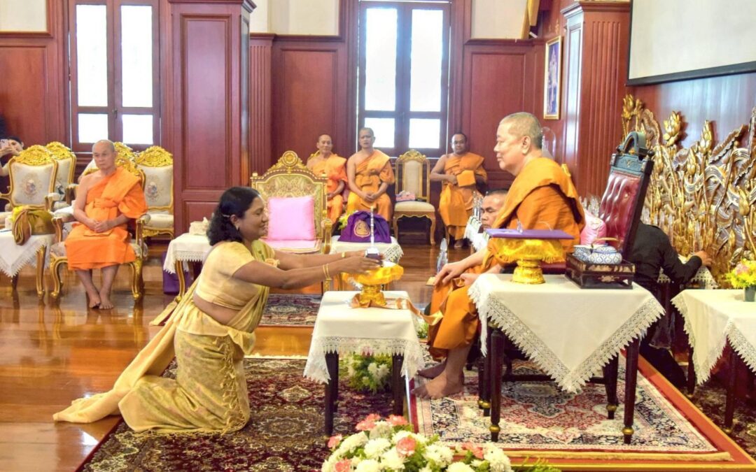 Sri Lankan Ambassador Honoured at the Bodhi Buddhagaya Award Ceremony in Bangkok