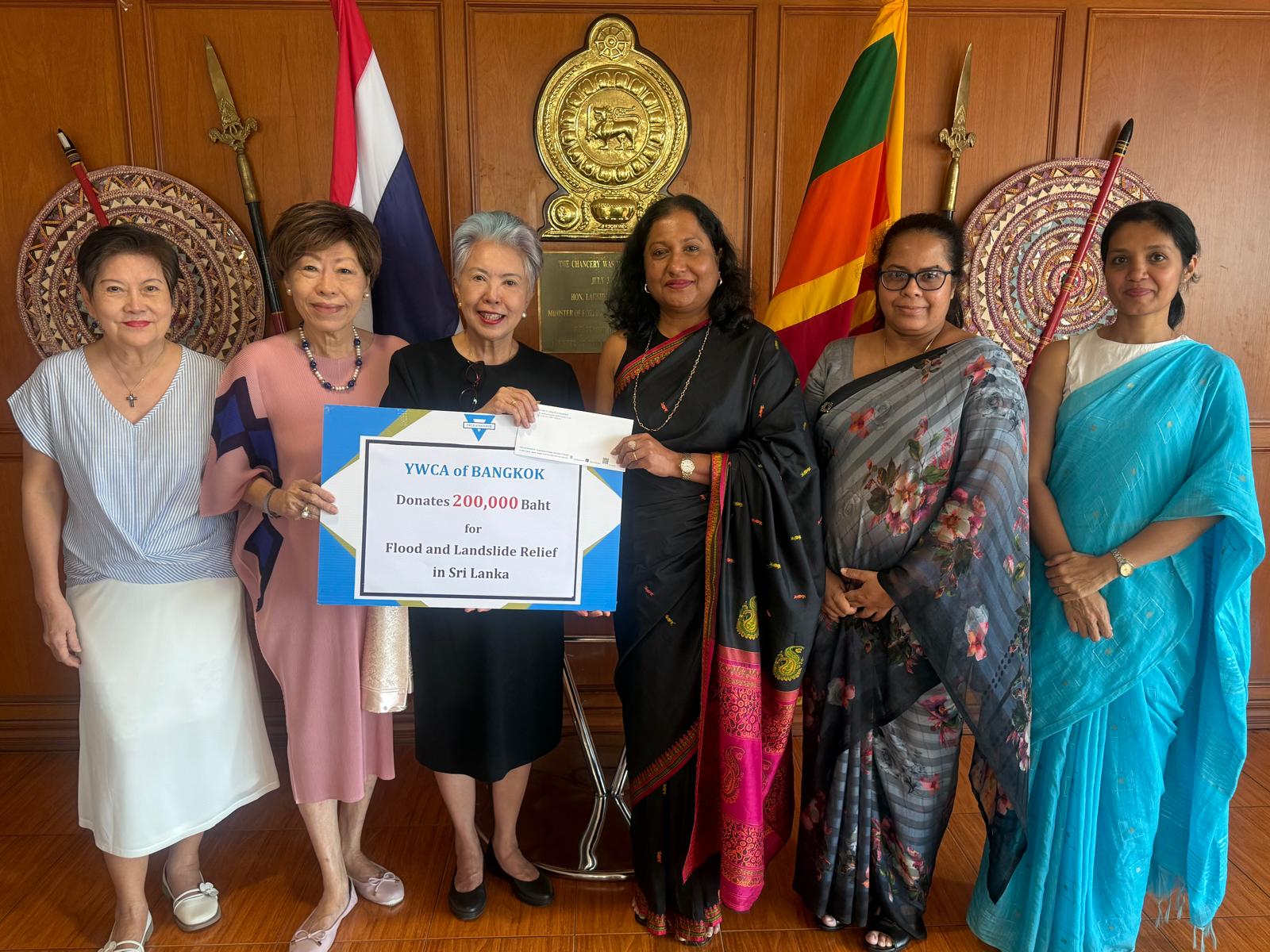 YWCA Bangkok and ThaiBev Contribute to Cyclone Ditwah Relief Efforts in Sri Lanka