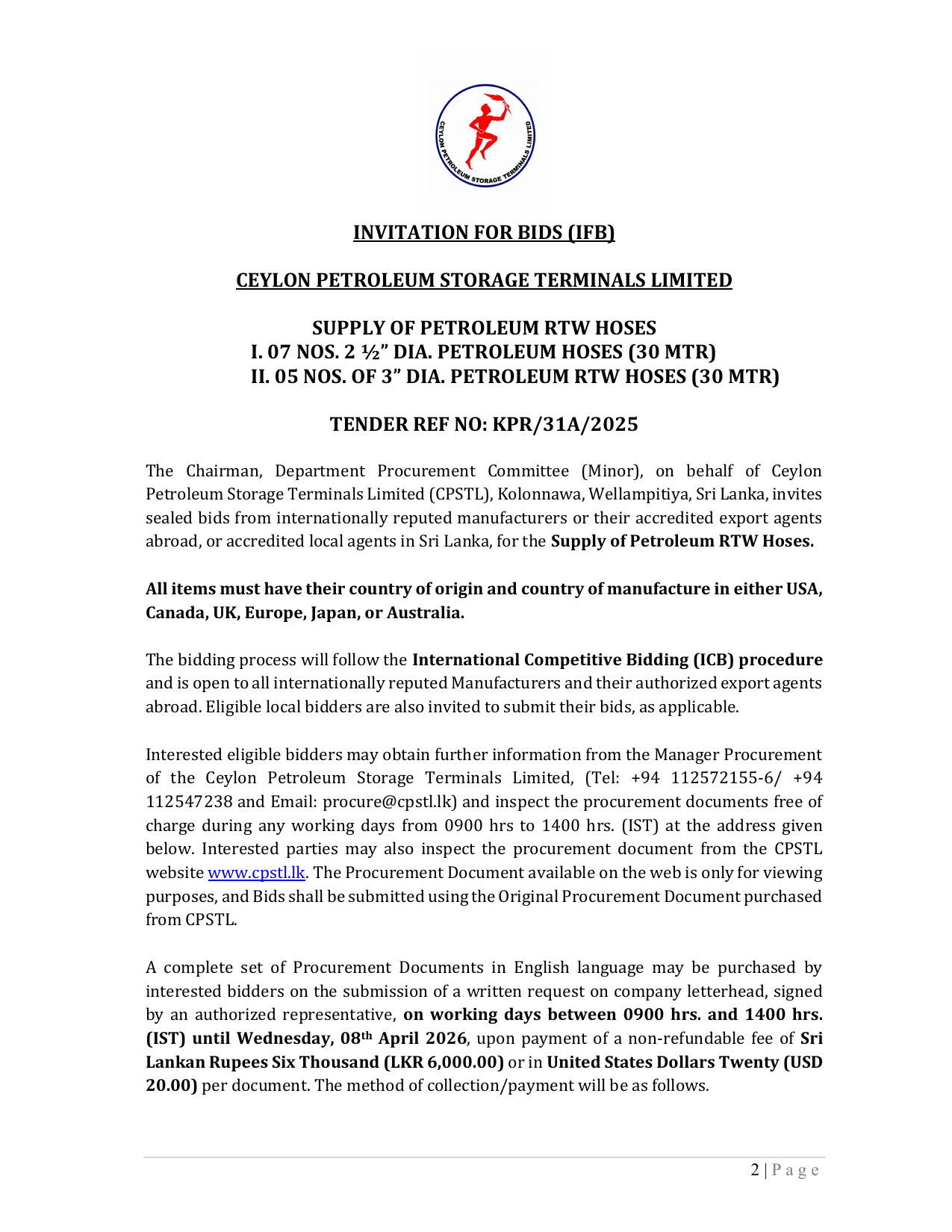 KPR 31A 2025 IFB page1