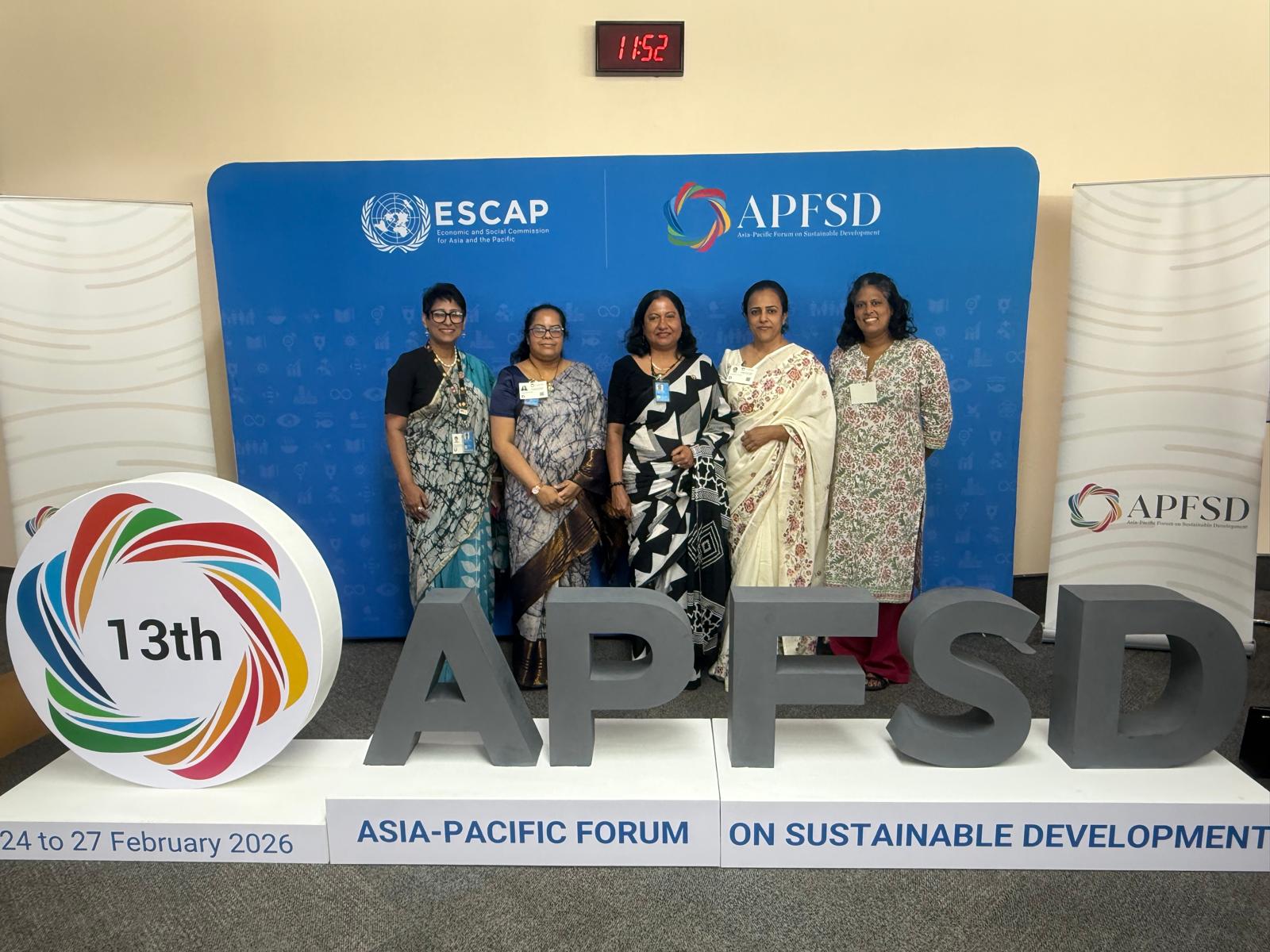 Press Release – Sri Lanka Reaffirms Commitment to Sustainable Development at 13th Asia-Pacific Forum