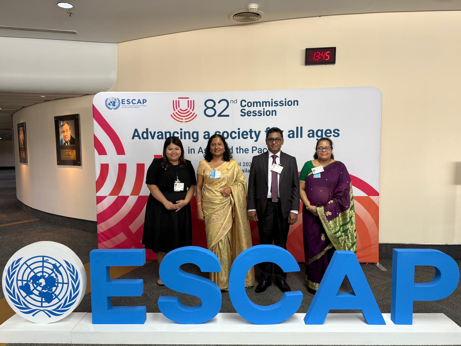 82nd Session of ESCAP Concludes with Strong Regional Commitments: Sri Lanka Highlights Active Engagement