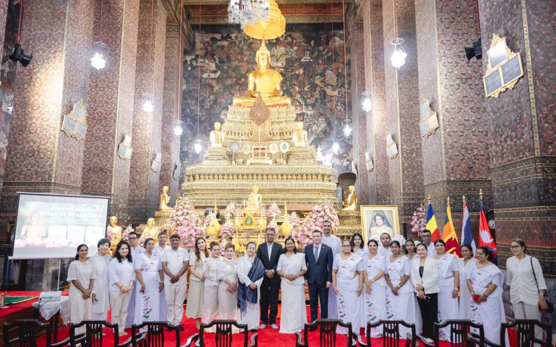 Sri Lanka Illuminate Bangkok with the Spirit of Vesak at Historic  Wat Pho