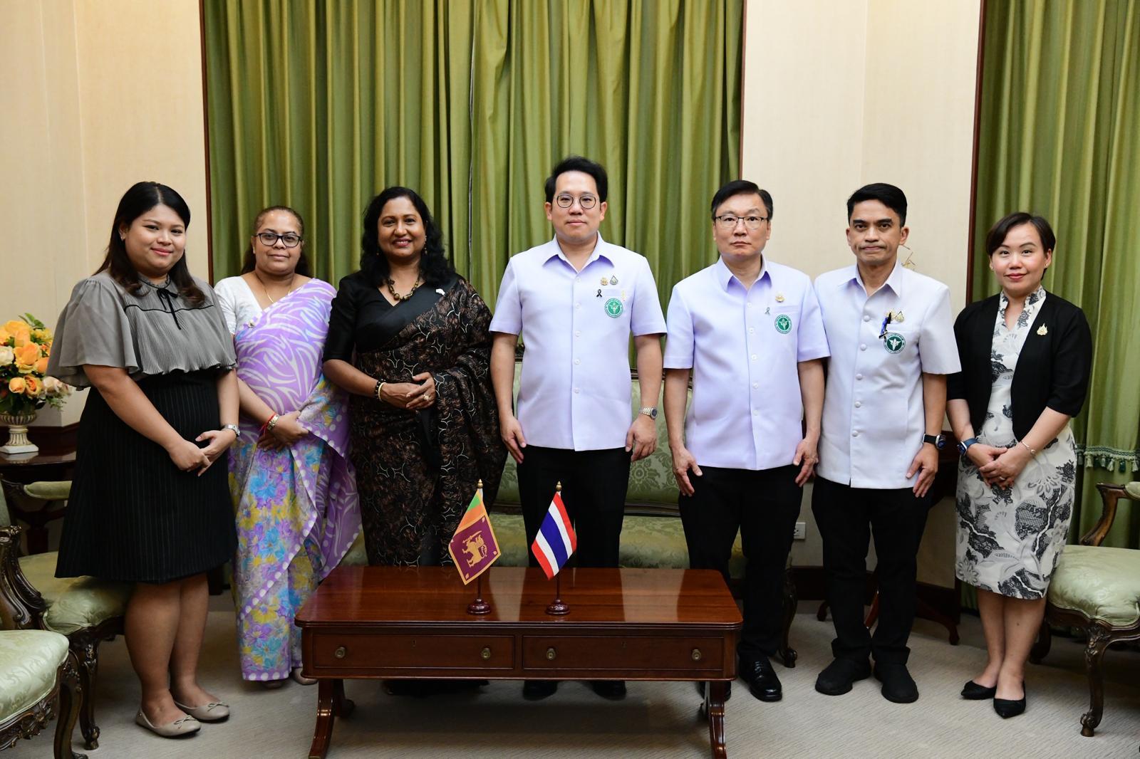 Sri Lankan Ambassador Meets Thai Minister of Public Health